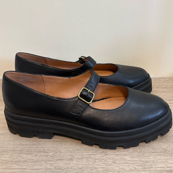 NEW Madewell The Freya Platform Lugsole Mary Jane in Black | Size 11 - Picture 3 of 10